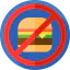 No fast food Ikona 64x64