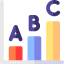 Bar chart icon 64x64