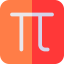 Number pi icon 64x64