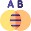 Venn diagram icon 64x64