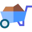 Wheelbarrow icon 64x64
