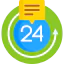 24 hours ícono 64x64