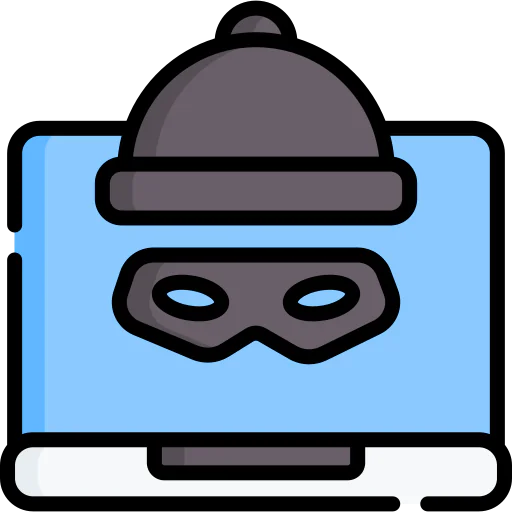 Data theft icon