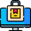 Online shopping icon 64x64
