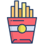 French fries icon 64x64