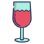 Wine glass icon 64x64