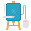 Digital art icon 64x64