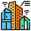 Smart city Ikona 64x64