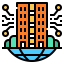 Smart city Ikona 64x64