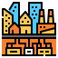 Smart city Ikona 64x64