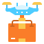 Drone delivery アイコン 64x64