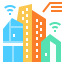 Smart city Ikona 64x64