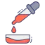 Blood test icon 64x64