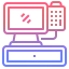 Cashier machine icon 64x64