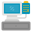 Cashier machine icon 64x64