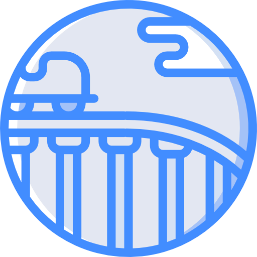Roller coaster icon