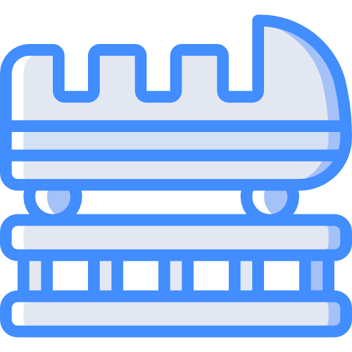 Roller coaster icon