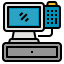 Cashier machine icon 64x64