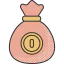 Money bag icon 64x64