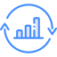 Bar chart icon 64x64