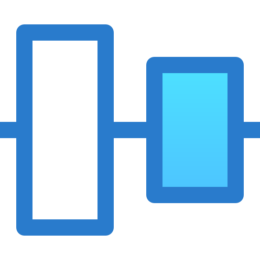 Vertical alignment icon