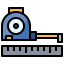 Measuring tape icon 64x64