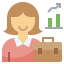 Businesswoman icon 64x64