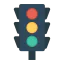 Traffic lights icon 64x64
