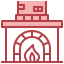 Fireplace icon 64x64
