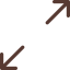 Diagonal arrow biểu tượng 64x64