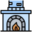 Fireplace icon 64x64