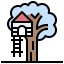 Tree house icon 64x64
