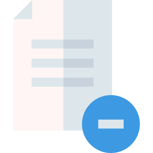 Remove file icon