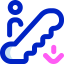 Escalator down icon 64x64