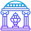 Greek pillars icon 64x64