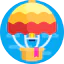 Hot air balloon icon 64x64