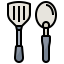 Kitchen utensils icon 64x64