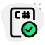 Tick mark icon 64x64