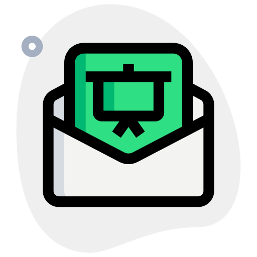 Open envelope icon