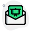 Open envelope Symbol 64x64