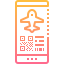 Plane ticket icon 64x64