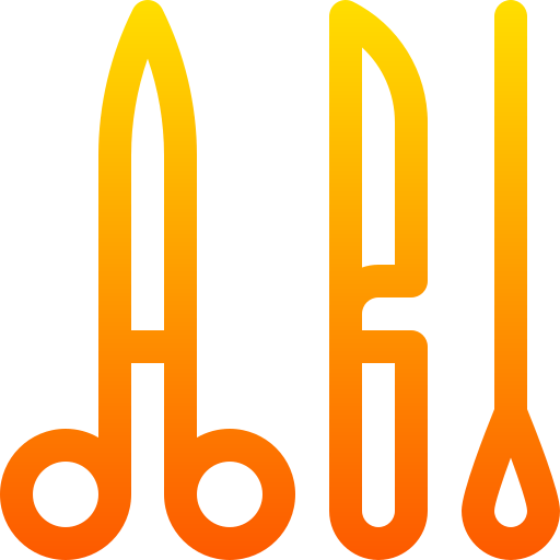 Surgery tools Symbol