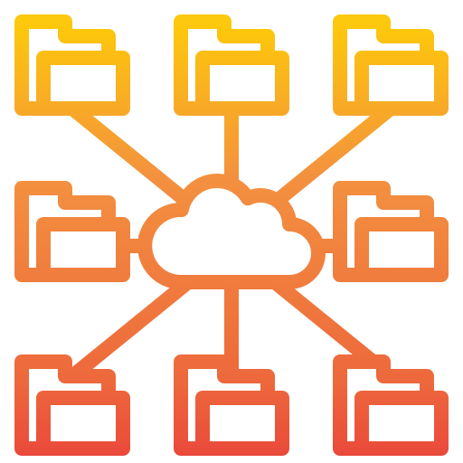 Cloud storage icon