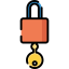 Open padlock icon 64x64
