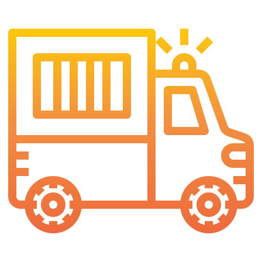 Prison bus icon
