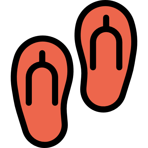 Flip flops icon