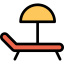 Sunbed icon 64x64