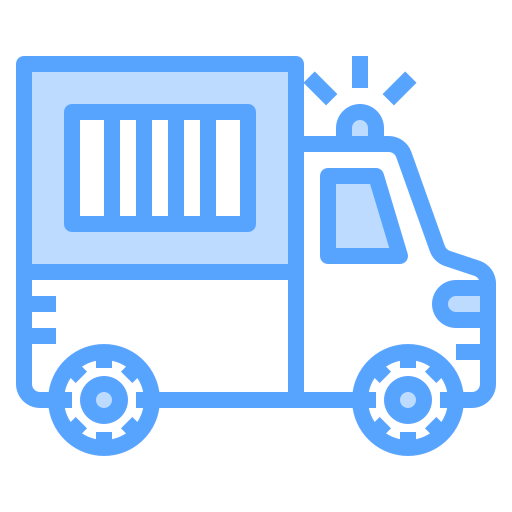 Prison bus icon