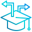 Graduation cap icon 64x64