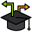 Graduation cap icon 64x64